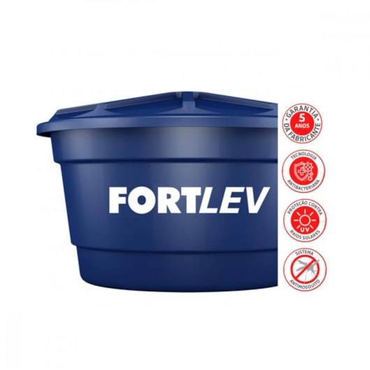 Caixa D`água De Polietileno Fortlev 1000L - Imagem principal - 915dbe96-759b-4aff-bdb2-5d91a2e3af1a